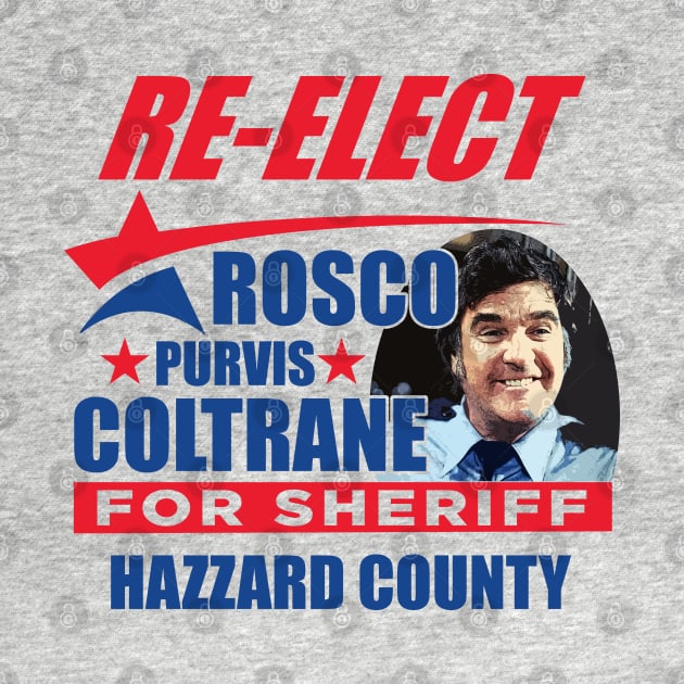 The Dukes of Hazzard - Re-Elect Rosco P Coltrane by MonkeyKing